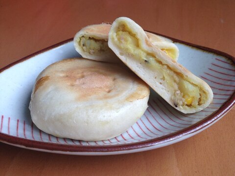 カレー風味じゃがコーンチーズのおやき♪